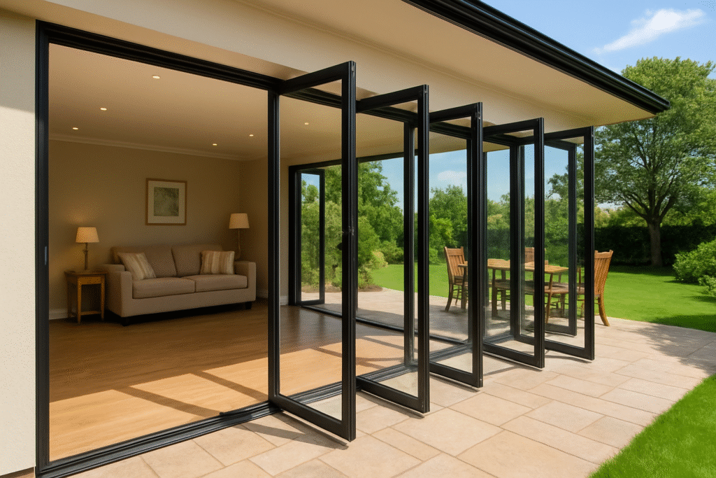 Door Ideas Accordion Glass Doors